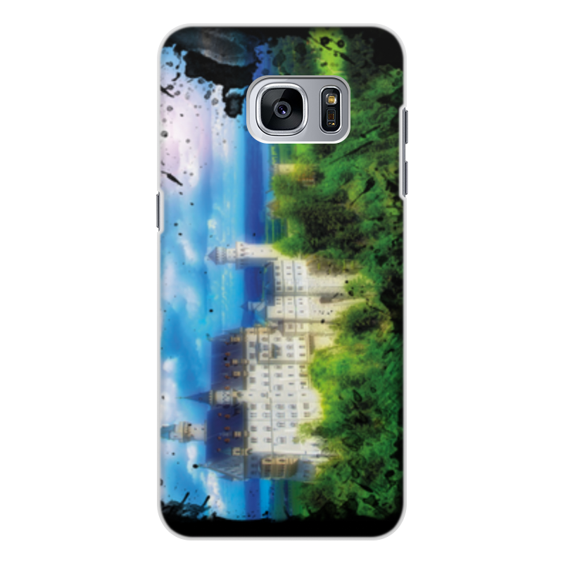 Printio Чехол для Samsung Galaxy S7, объёмная печать Замок силиконовый чехол созвездие в горах на samsung galaxy j7 2016 самсунг галакси джей 7 2016