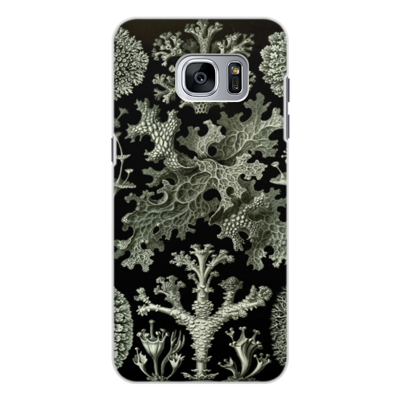 Printio Чехол для Samsung Galaxy S7, объёмная печать Лишайники (lichenes, ernst haeckel) чехол mypads крутой кот 2 для samsung galaxy xcover 5 задняя панель накладка бампер