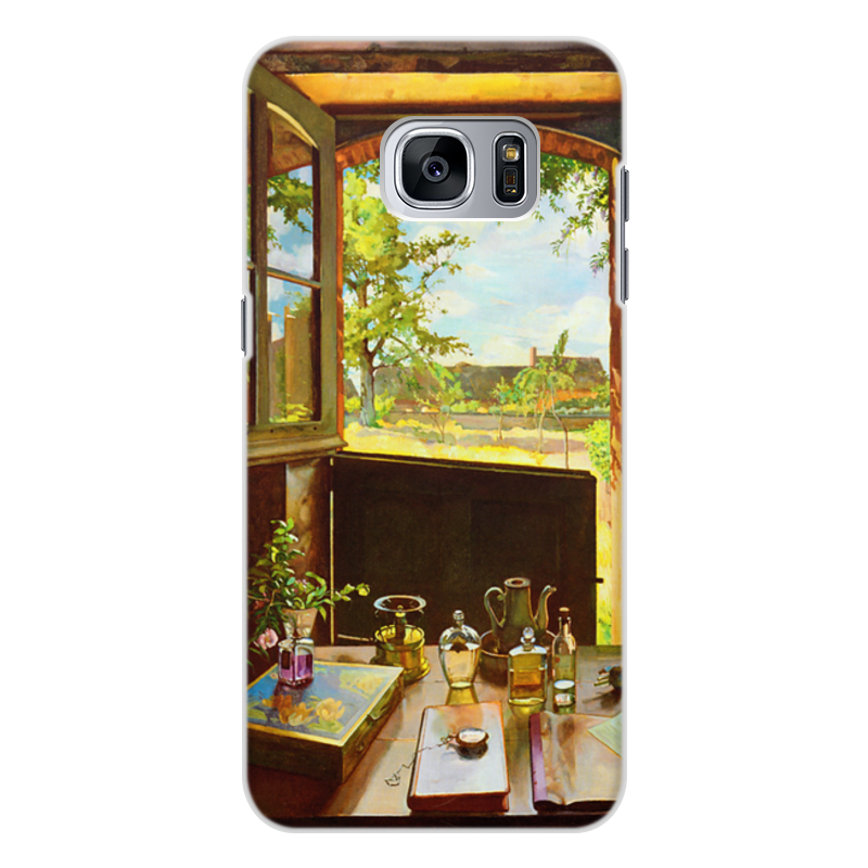 Printio Чехол для Samsung Galaxy S7, объёмная печать Открытая дверь в сад (картина сомова)