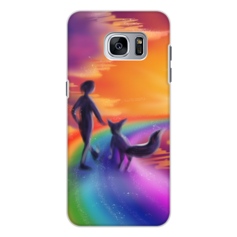 Printio Чехол для Samsung Galaxy S7, объёмная печать Радужный путь printio чехол для samsung galaxy s7 объёмная печать путь воина
