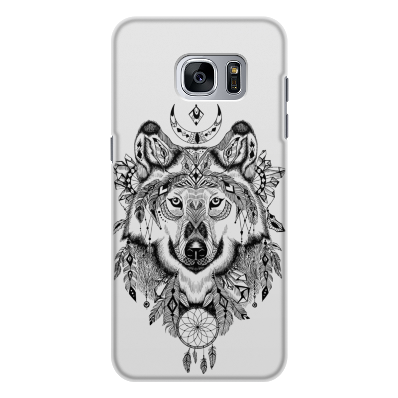Printio Чехол для Samsung Galaxy S7, объёмная печать Тотем. волк printio чехол для iphone 8 объёмная печать тотем волк