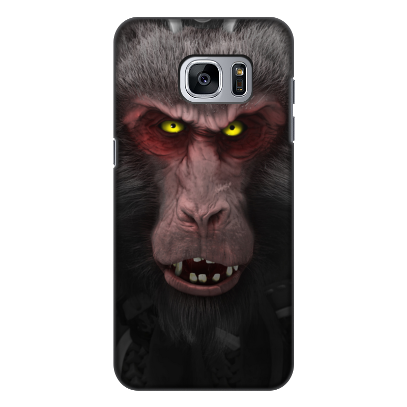 Printio Чехол для Samsung Galaxy S7, объёмная печать Царь обезьян