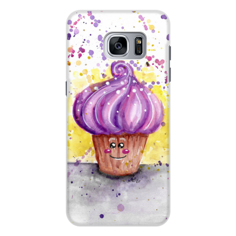 Printio Чехол для Samsung Galaxy S7, объёмная печать Сладкий кексик re pa чехол накладка soft sense для samsung galaxy m31s с 3d принтом unicorn розовый