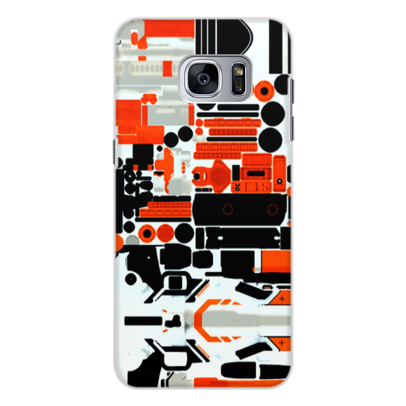 Printio Чехол для Samsung Galaxy S7, объёмная печать Графика printio чехол для samsung galaxy s7 объёмная печать черный тигр