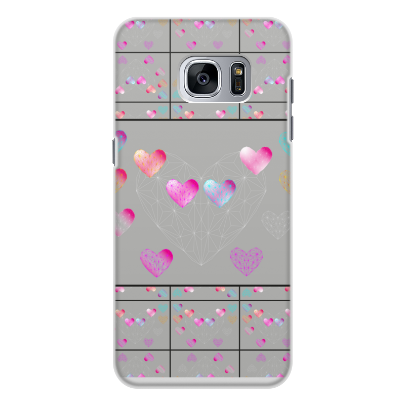 Printio Чехол для Samsung Galaxy S7, объёмная печать low poly heart printio чехол для samsung galaxy s7 edge объёмная печать rose low poly vector