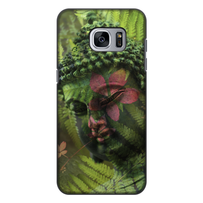 Printio Чехол для Samsung Galaxy S7, объёмная печать Будда жидкий чехол с блестками гавайская тематика на samsung galaxy s7 самсунг галакси с 7