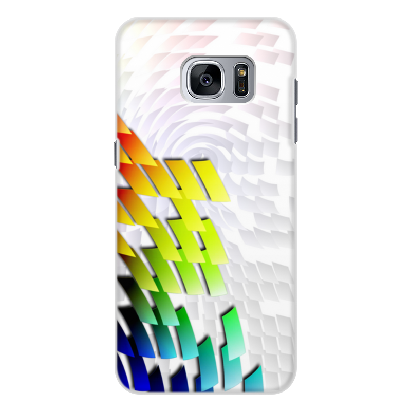 Printio Чехол для Samsung Galaxy S7, объёмная печать С яркой графической абстракцией.