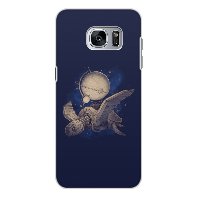 Printio Чехол для Samsung Galaxy S7, объёмная печать Стимпанк птица