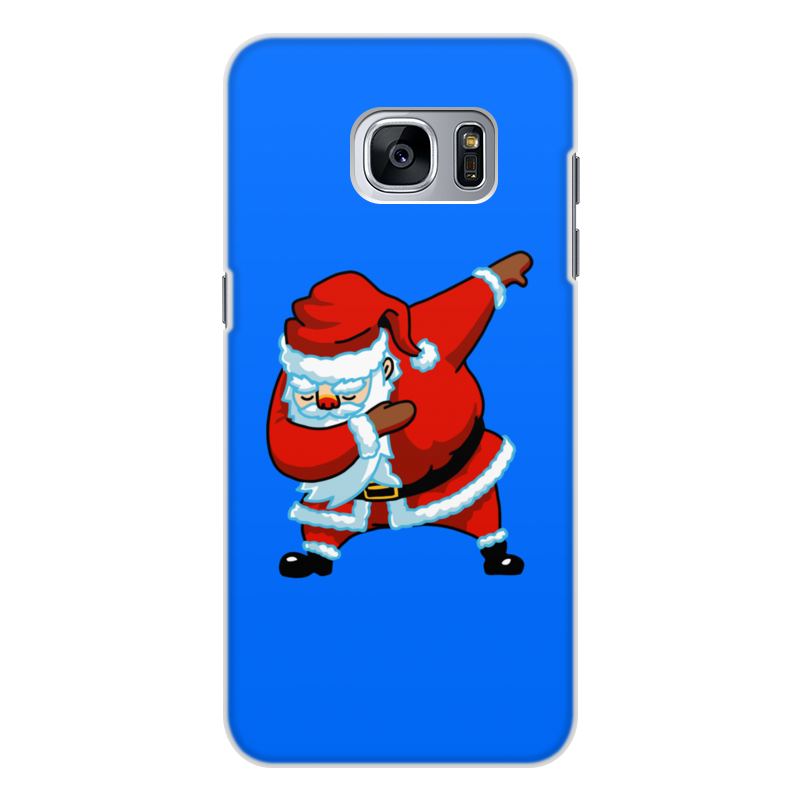 Printio Чехол для Samsung Galaxy S7, объёмная печать Dabbing santa