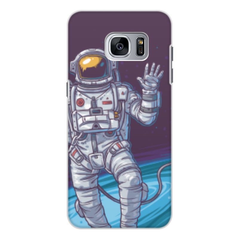 Printio Чехол для Samsung Galaxy S7, объёмная печать Space