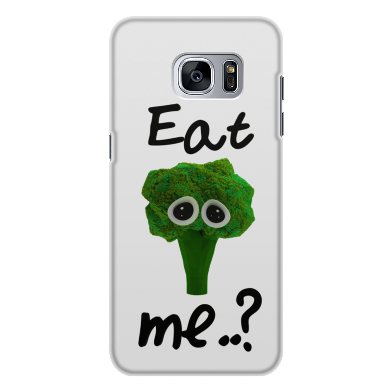 Printio Чехол для Samsung Galaxy S7, объёмная печать Eat me..? printio чехол для samsung galaxy note 2 eat me