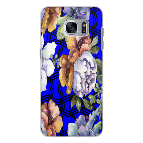 Заказать чехол для Samsung Galaxy S7/S7 Edge в Москве. Чехол для Samsung Galaxy S7, объёмная печать пионы от THE_NISE  - готовые дизайны и нанесение принтов.