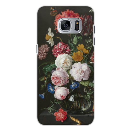 Заказать чехол для Samsung Galaxy S7/S7 Edge в Москве. Чехол для Samsung Galaxy S7, объёмная печать Цветочный букет в стеклянной вазе (Ян де Хем) от trend - готовые дизайны и нанесение принтов.