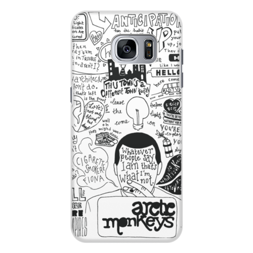 Заказать чехол для Samsung Galaxy S7/S7 Edge в Москве. Чехол для Samsung Galaxy S7, объёмная печать Arctic Monkeys от geekbox - готовые дизайны и нанесение принтов.