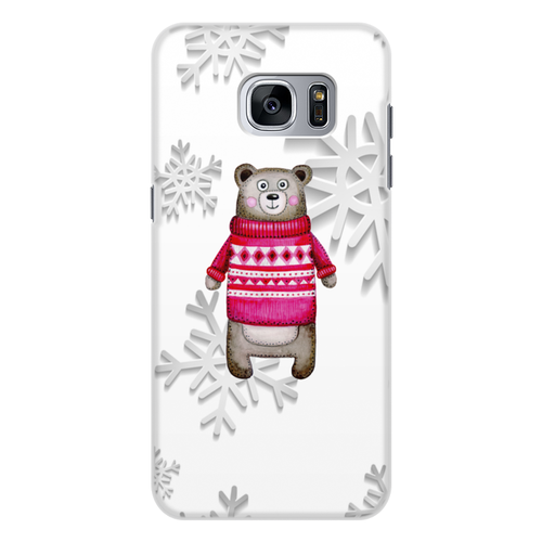Заказать чехол для Samsung Galaxy S7/S7 Edge в Москве. Чехол для Samsung Galaxy S7, объёмная печать медведь от THE_NISE  - готовые дизайны и нанесение принтов.