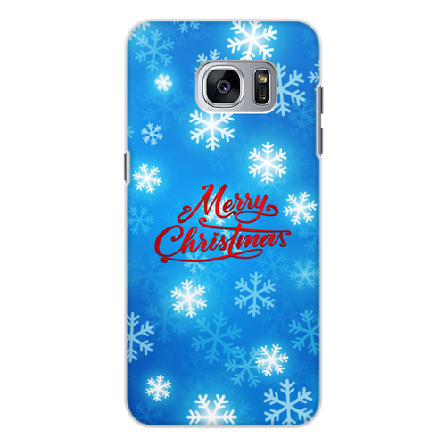 Заказать чехол для Samsung Galaxy S7/S7 Edge в Москве. Чехол для Samsung Galaxy S7, объёмная печать Merry Christmas от THE_NISE  - готовые дизайны и нанесение принтов.
