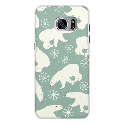 Заказать чехол для Samsung Galaxy S7/S7 Edge в Москве. Чехол для Samsung Galaxy S7, объёмная печать белый медведь от THE_NISE  - готовые дизайны и нанесение принтов.