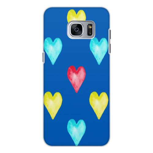 Заказать чехол для Samsung Galaxy S7/S7 Edge в Москве. Чехол для Samsung Galaxy S7, объёмная печать Сердце от THE_NISE  - готовые дизайны и нанесение принтов.