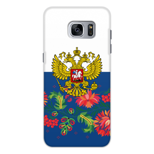Заказать чехол для Samsung Galaxy S7/S7 Edge в Москве. Чехол для Samsung Galaxy S7, объёмная печать Хохлома от THE_NISE  - готовые дизайны и нанесение принтов.