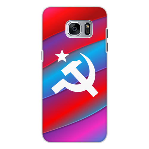 Заказать чехол для Samsung Galaxy S7/S7 Edge в Москве. Чехол для Samsung Galaxy S7, объёмная печать Советский Союз от THE_NISE  - готовые дизайны и нанесение принтов.