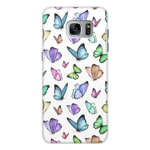 Заказать чехол для Samsung Galaxy S7/S7 Edge в Москве. Чехол для Samsung Galaxy S7, объёмная печать бабочки от THE_NISE  - готовые дизайны и нанесение принтов.