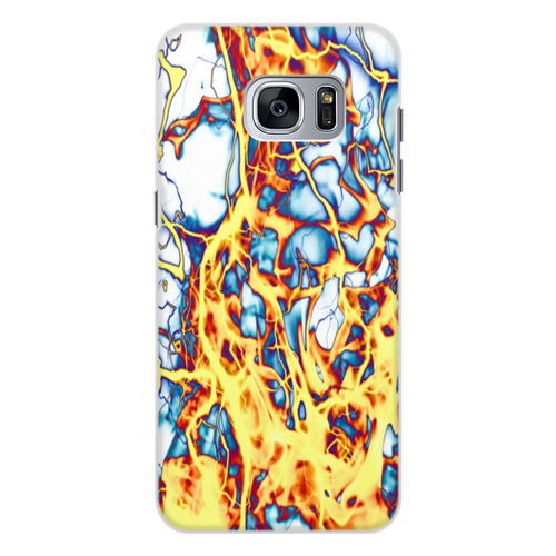 Заказать чехол для Samsung Galaxy S7/S7 Edge в Москве. Чехол для Samsung Galaxy S7, объёмная печать Пламя от THE_NISE  - готовые дизайны и нанесение принтов.