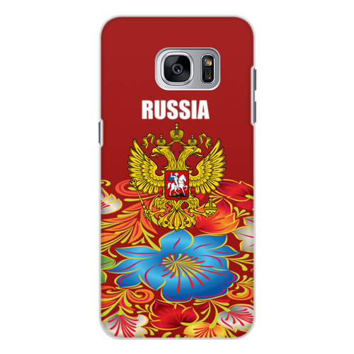 Заказать чехол для Samsung Galaxy S7/S7 Edge в Москве. Чехол для Samsung Galaxy S7, объёмная печать Герб РФ от THE_NISE  - готовые дизайны и нанесение принтов.