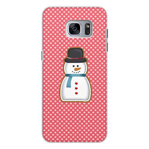 Заказать чехол для Samsung Galaxy S7/S7 Edge в Москве. Чехол для Samsung Galaxy S7, объёмная печать снеговик от THE_NISE  - готовые дизайны и нанесение принтов.