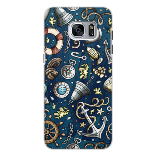 Заказать чехол для Samsung Galaxy S7/S7 Edge в Москве. Чехол для Samsung Galaxy S7, объёмная печать Моряк от THE_NISE  - готовые дизайны и нанесение принтов.