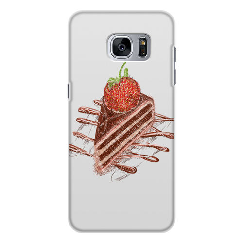 Заказать чехол для Samsung Galaxy S7/S7 Edge в Москве. Чехол для Samsung Galaxy S7, объёмная печать Порция торта от Stil na yarkosti - готовые дизайны и нанесение принтов.