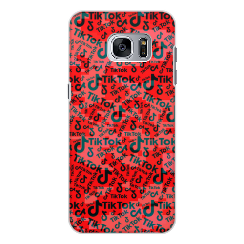 Заказать чехол для Samsung Galaxy S7/S7 Edge в Москве. Чехол для Samsung Galaxy S7, объёмная печать Tik Tok от THE_NISE  - готовые дизайны и нанесение принтов.