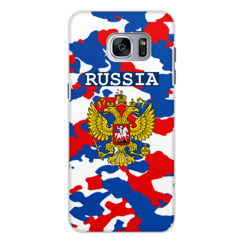 Заказать чехол для Samsung Galaxy S7/S7 Edge в Москве. Чехол для Samsung Galaxy S7, объёмная печать  Герб России от THE_NISE  - готовые дизайны и нанесение принтов.