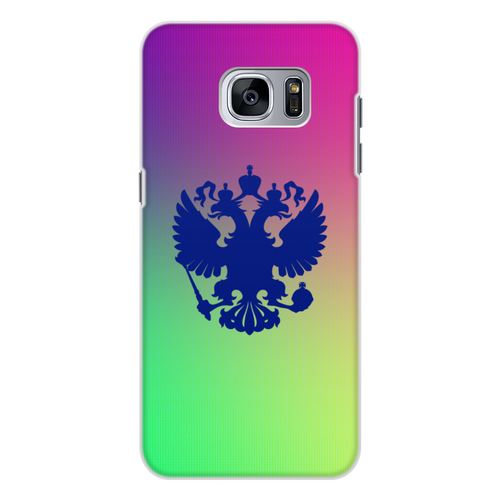 Заказать чехол для Samsung Galaxy S7/S7 Edge в Москве. Чехол для Samsung Galaxy S7, объёмная печать Герб России от THE_NISE  - готовые дизайны и нанесение принтов.