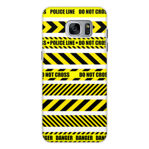 Заказать чехол для Samsung Galaxy S7/S7 Edge в Москве. Чехол для Samsung Galaxy S7, объёмная печать Police line от THE_NISE  - готовые дизайны и нанесение принтов.