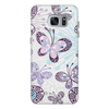 Заказать чехол для Samsung Galaxy S7/S7 Edge в Москве. Чехол для Samsung Galaxy S7, объёмная печать Фиолетовые бабочки от weeert - готовые дизайны и нанесение принтов.
