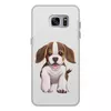 Заказать чехол для Samsung Galaxy S7/S7 Edge в Москве. Чехол для Samsung Galaxy S7, объёмная печать Собака бигль щенок от tigerda  - готовые дизайны и нанесение принтов.