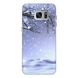 Заказать чехол для Samsung Galaxy S7/S7 Edge в Москве. Чехол для Samsung Galaxy S7, объёмная печать Снежинки от THE_NISE  - готовые дизайны и нанесение принтов.