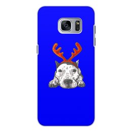 Заказать чехол для Samsung Galaxy S7/S7 Edge в Москве. Чехол для Samsung Galaxy S7, объёмная печать собака от THE_NISE  - готовые дизайны и нанесение принтов.