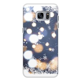 Заказать чехол для Samsung Galaxy S7/S7 Edge в Москве. Чехол для Samsung Galaxy S7, объёмная печать Снежинки от THE_NISE  - готовые дизайны и нанесение принтов.