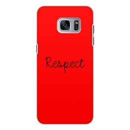 Заказать чехол для Samsung Galaxy S7/S7 Edge в Москве. Чехол для Samsung Galaxy S7, объёмная печать Respect от THE_NISE  - готовые дизайны и нанесение принтов.