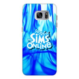 Заказать чехол для Samsung Galaxy S7/S7 Edge в Москве. Чехол для Samsung Galaxy S7, объёмная печать Sims Online от THE_NISE  - готовые дизайны и нанесение принтов.