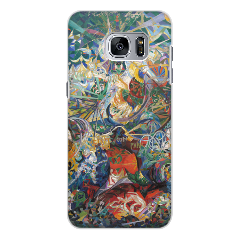 Printio Чехол для Samsung Galaxy S7 Edge, объёмная печать Битва огней, кони-айленд (джозеф стелла)