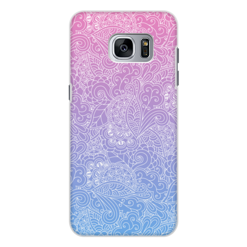 Printio Чехол для Samsung Galaxy S7 Edge, объёмная печать Градиентный узор printio чехол для samsung galaxy s7 edge объёмная печать хамелеон