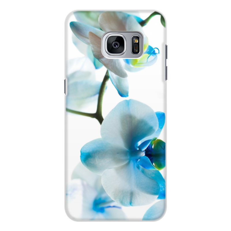 Printio Чехол для Samsung Galaxy S7 Edge, объёмная печать Цветы printio чехол для samsung galaxy s7 edge объёмная печать единорог радужный