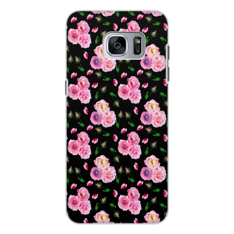 Printio Чехол для Samsung Galaxy S7 Edge, объёмная печать Бутоны роз
