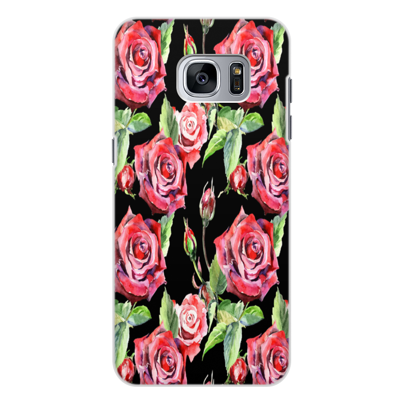 Printio Чехол для Samsung Galaxy S7 Edge, объёмная печать Букет роз