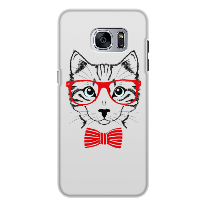 Printio Чехол для Samsung Galaxy S7 Edge, объёмная печать Кошка printio чехол для samsung galaxy s7 edge объёмная печать кошка в маске