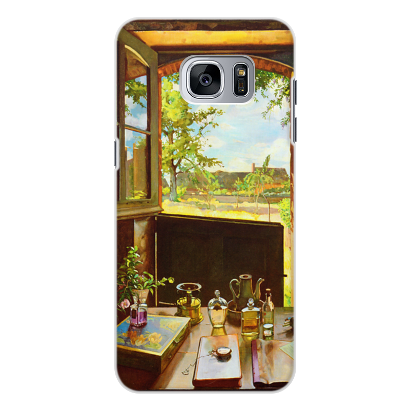 Printio Чехол для Samsung Galaxy S7 Edge, объёмная печать Открытая дверь в сад (картина сомова) printio чехол для samsung galaxy s7 объёмная печать открытая дверь в сад картина сомова