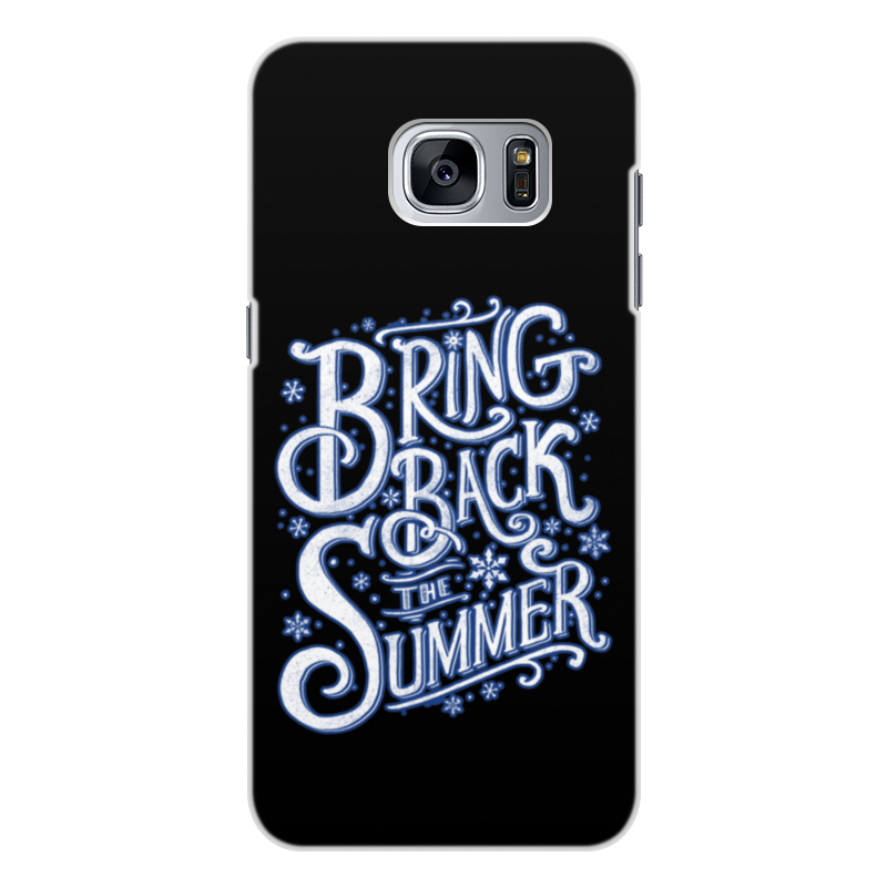 Printio Чехол для Samsung Galaxy S7 Edge, объёмная печать Верните лето printio чехол для iphone 8 объёмная печать верните лето