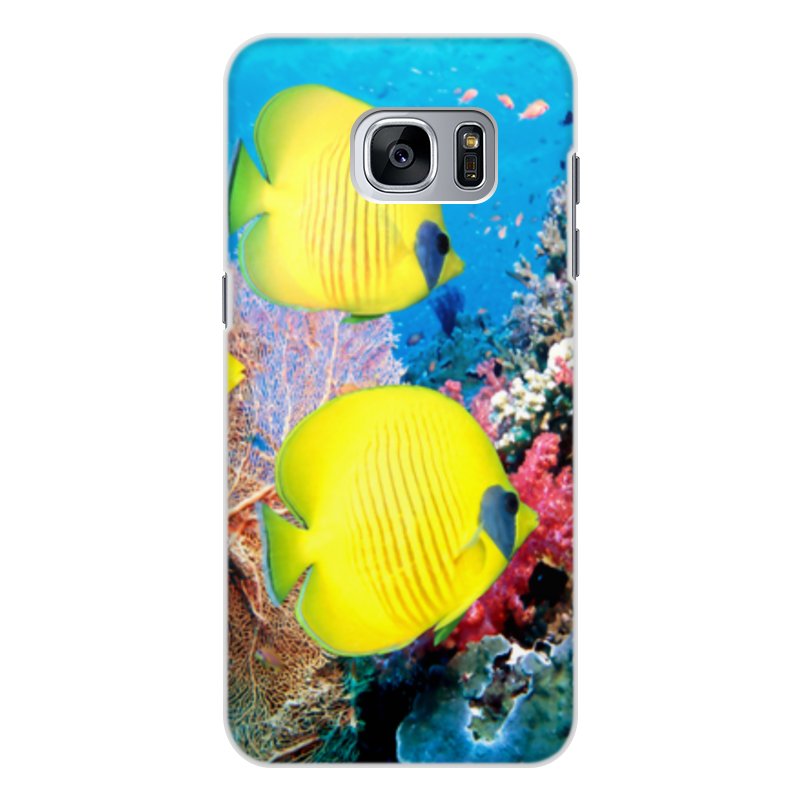 Printio Чехол для Samsung Galaxy S7 Edge, объёмная печать Морской риф printio чехол для samsung galaxy s7 edge объёмная печать морской риф